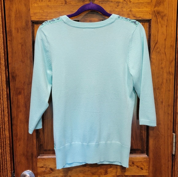 Maurices V-Neck Lace Front Cardigan NWOT Medium - Picture 6 of 6